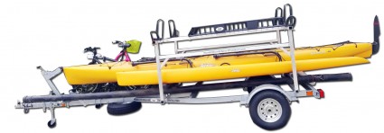 Transport, Storage & Launching: Kayak/Canoe/SUP Trailer, Bikes. Gear by North Woods Sport Trailers - Image 2745