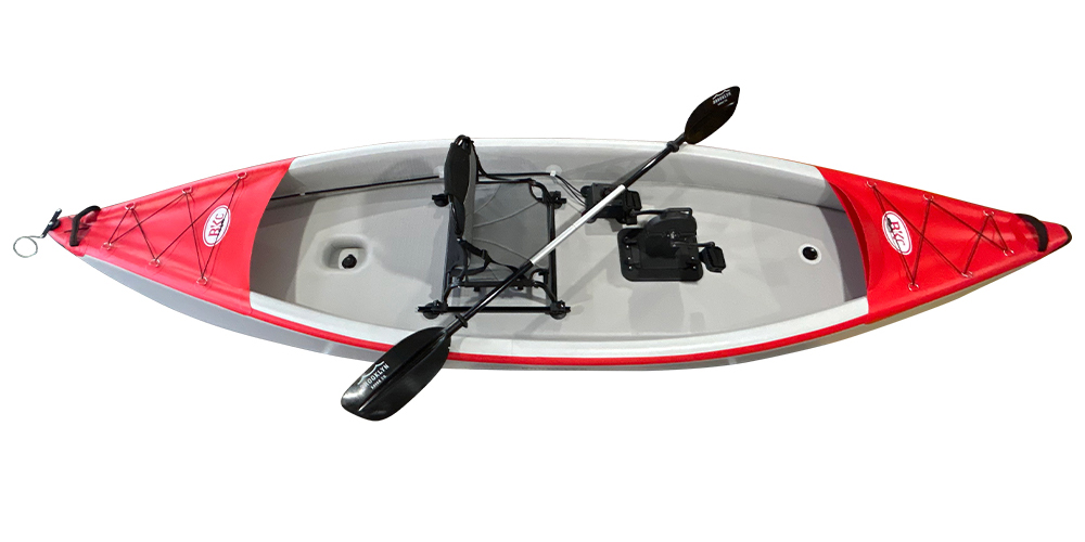 Pontoon Water Bike Spatium Inflatable Water Bike - Pedal Powered Kayak ...
